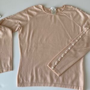 Celine Cashmere Blush Sweater L
